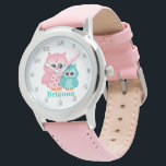 Cute owl lovers add name watch<br><div class="desc">design by Kristi W. Designs at www.graphicsnbits.com</div>