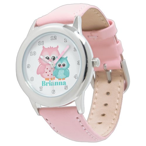 Cute owl lovers add name watch