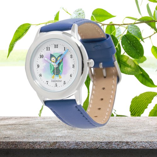 cute owl lovers add name  watch