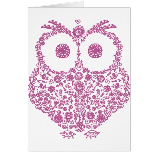 CUTE OWL LOVERS GIFT CARD