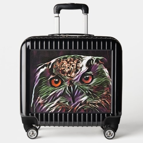 CUTE OWL   LUGGAGE