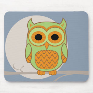 Cute Owl Mouse Pad