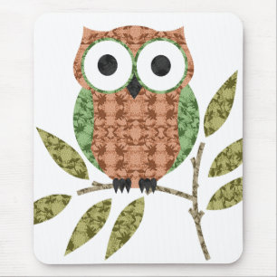 Cute Owl Mousepad