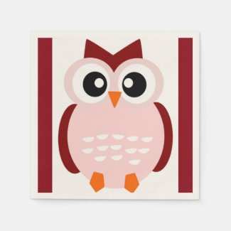 CUTE OWL NAPKINS