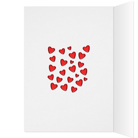 Cute Owl on Pink Heart Valentine's Day (Inside (Left))