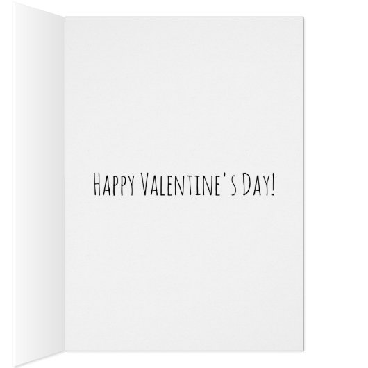 Cute Owl on Pink Heart Valentine's Day (Inside (Right))