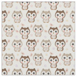 Cute Owl Pattern Fabric