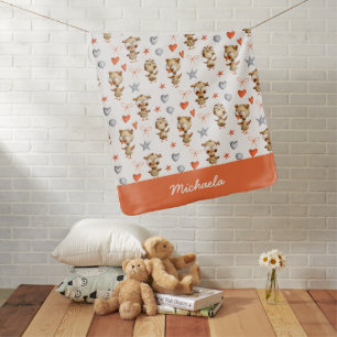 Cute Owl Pattern Nursery Baby Blanket