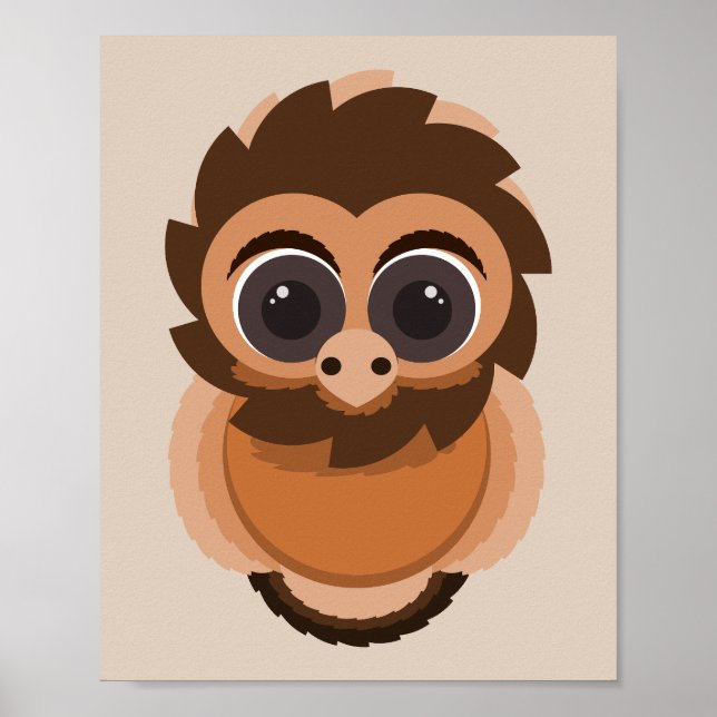 Cute Owl Poster (Front)