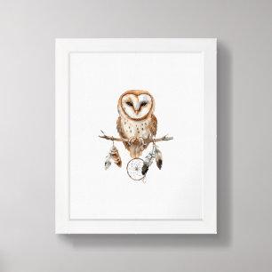 Cute Owl Poster Print