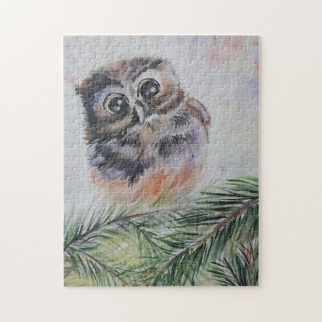 Cute Owl Puzzle (Vertical)