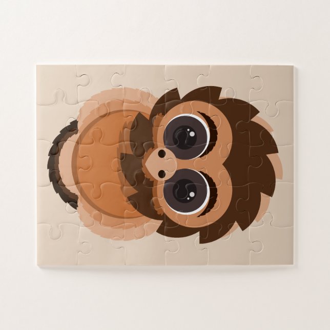 Cute Owl Puzzle (Horizontal)
