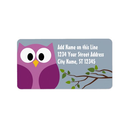 Cute Owl _ Return Address Labels