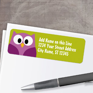 Cute Owl - Return Address Labels