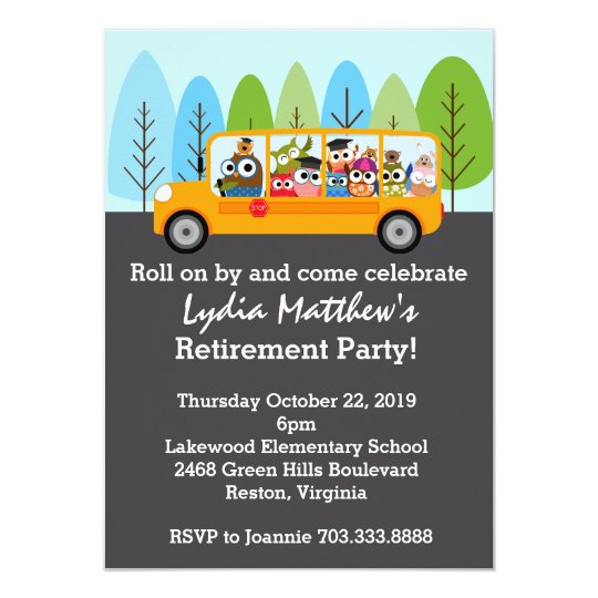 retirement party announcements