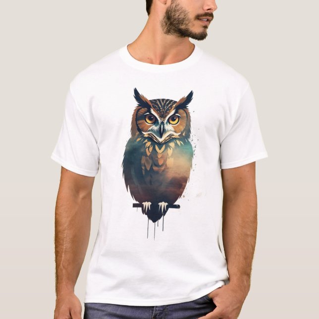 cute owl T-Shirt (Front)