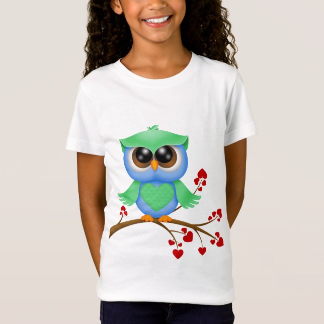 Cute Owl  - T-Shirt (Front)
