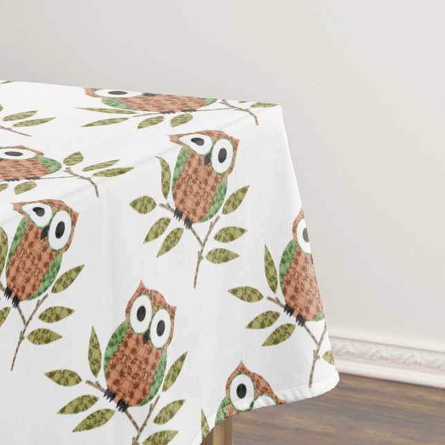 Cute Owl Tablecloth (Creator Uploaded)