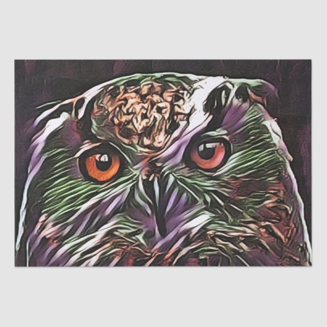 CUTE OWL   TISSUE PAPER (Front)