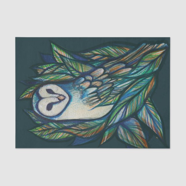 Cute Owl                                           Tissue Paper (Front)