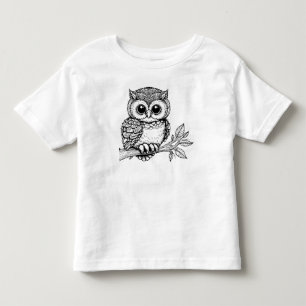 Cute Owl Toddler T-Shirt - Perfect for Little Ones