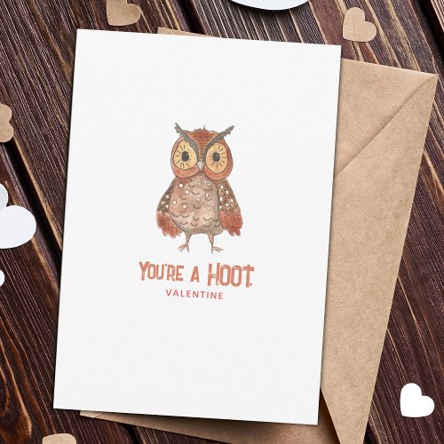Cute Owl Valentines Day Card