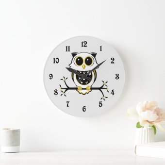 Cute Owl Wall Clock | Zazzle