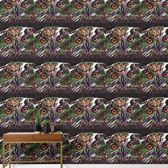 CUTE OWL  WALLPAPER  (Hallway)