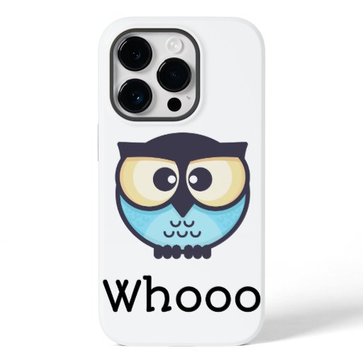 Cute Owl Whooo Case-Mate iPhone 14 Pro Case