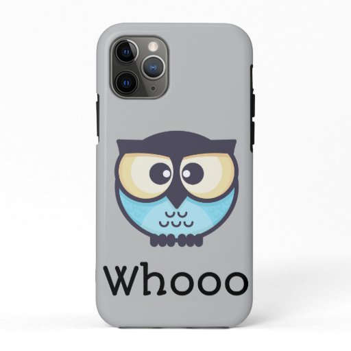 Cute Owl Whooo iPhone 11 Pro Case