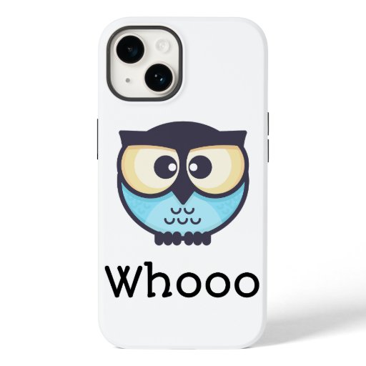 Cute Owl Whooo Case-Mate iPhone 14 Case