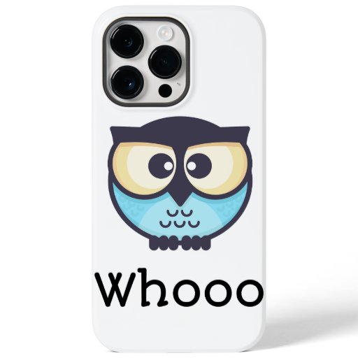 Cute Owl Whooo Case-Mate iPhone 14 Pro Max Case
