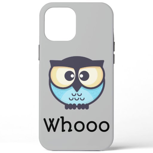 Cute Owl Whooo iPhone 12 Pro Max Case