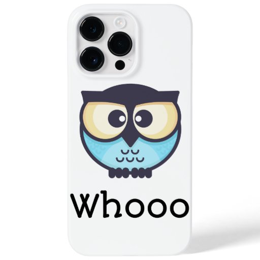 Cute Owl Whooo Case-Mate iPhone 14 Pro Max Case