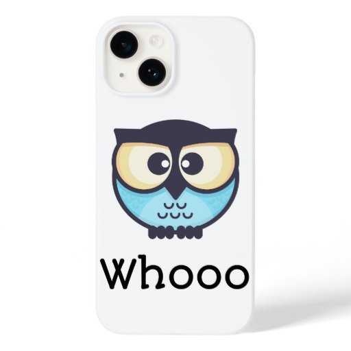 Cute Owl Whooo Case-Mate iPhone 14 Case