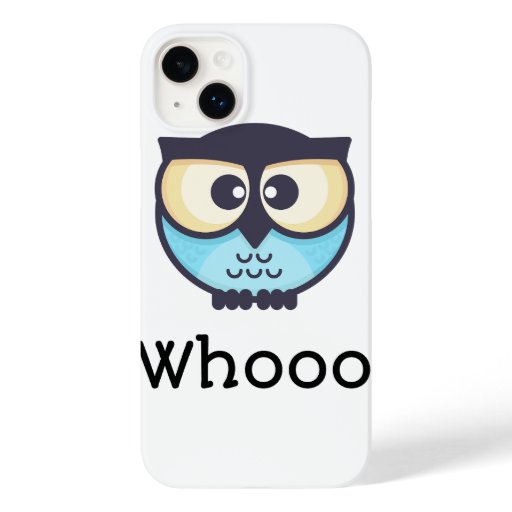 Cute Owl Whooo Case-Mate iPhone 14 Plus Case