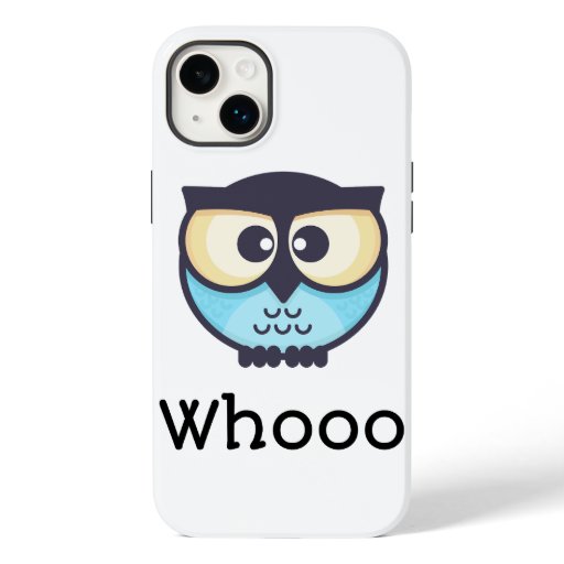 Cute Owl Whooo Case-Mate iPhone 14 Plus Case