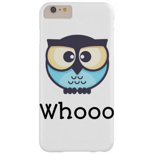 Cute Owl Whooo Barely There iPhone 6 Plus Case