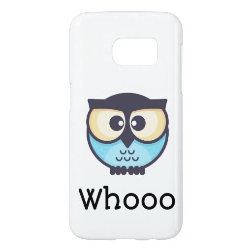 Cute Owl Whooo Samsung Galaxy S7 Case