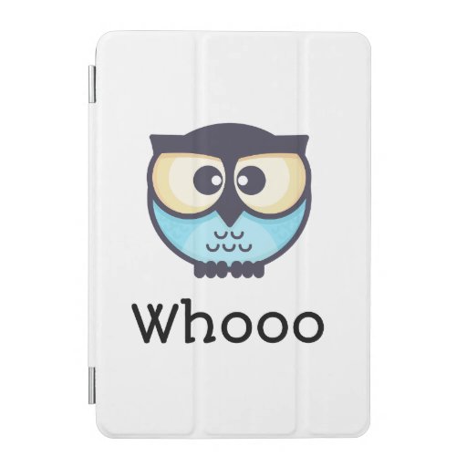Cute Owl Whooo iPad Mini Cover