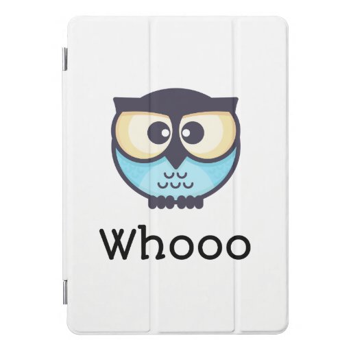 Cute Owl Whooo iPad Pro Cover