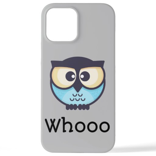 Cute Owl Whooo iPhone 12 Pro Max Case