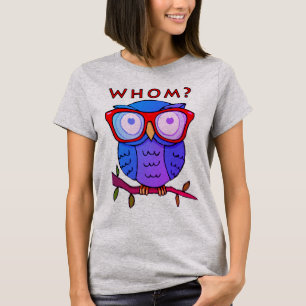 Cute Owl with Good Grammar #2 T-Shirt