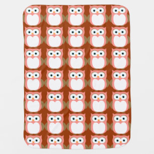 Cute Owls Baby Blanket