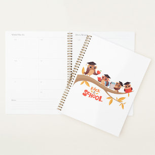 Cute Owls Back to School Graduation Planner