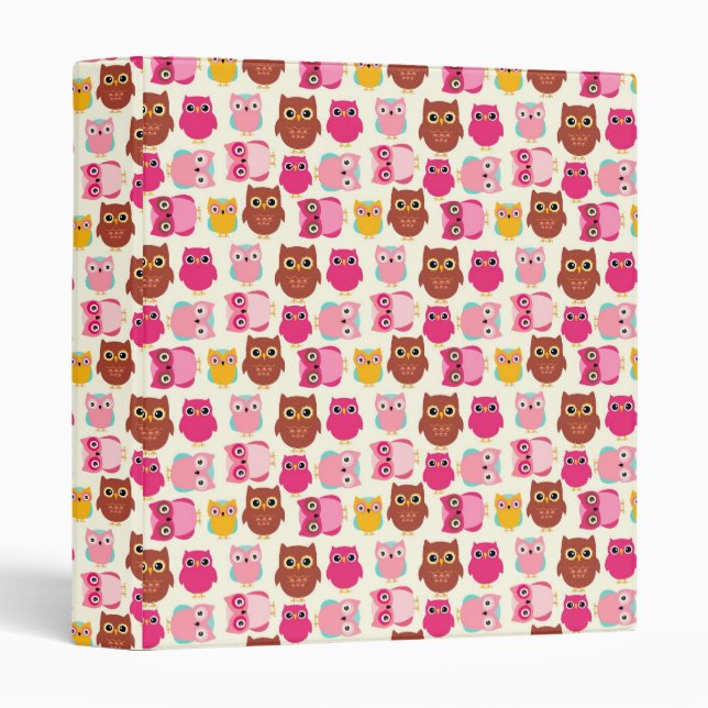 Cute Owls Binder (Front/Spine)