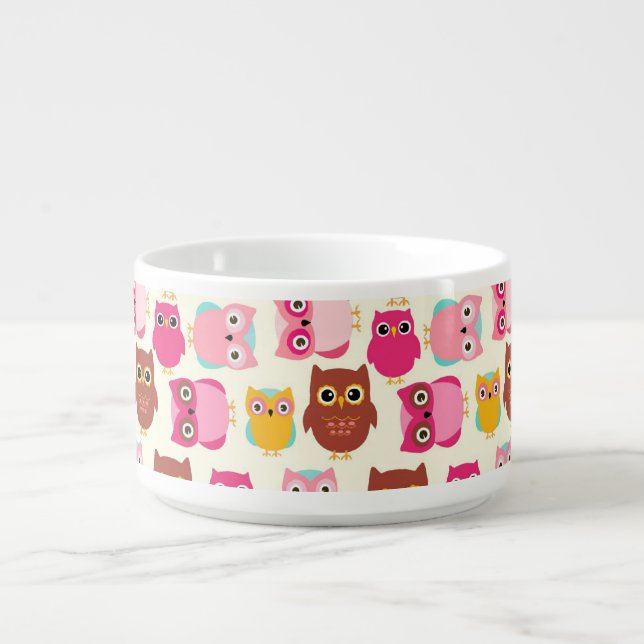 Cute Owls Bowl (Center)