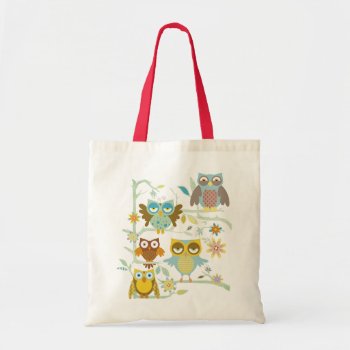 Cute Owls Crew Tote Bag by daltrOndeLightSide at Zazzle
