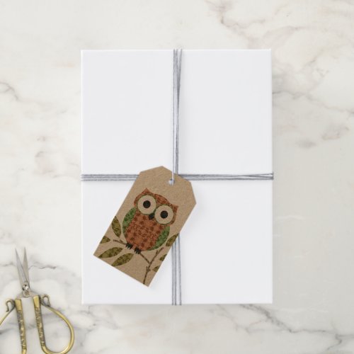 Cute Owls Gift Tag