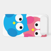 Cute Owls in Love iPhone Case (Back (Horizontal))